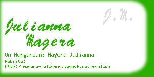 julianna magera business card